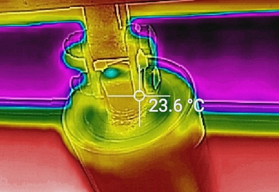FLIR thermal condition image captured for conveyor asset