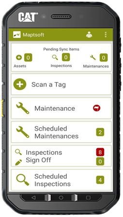 Maptsoft mobile home screen