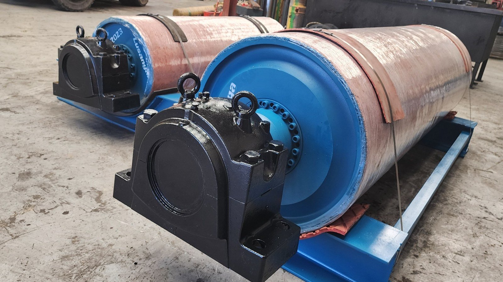 Nordbak pulley lagging completed by Lusanga Technical Services